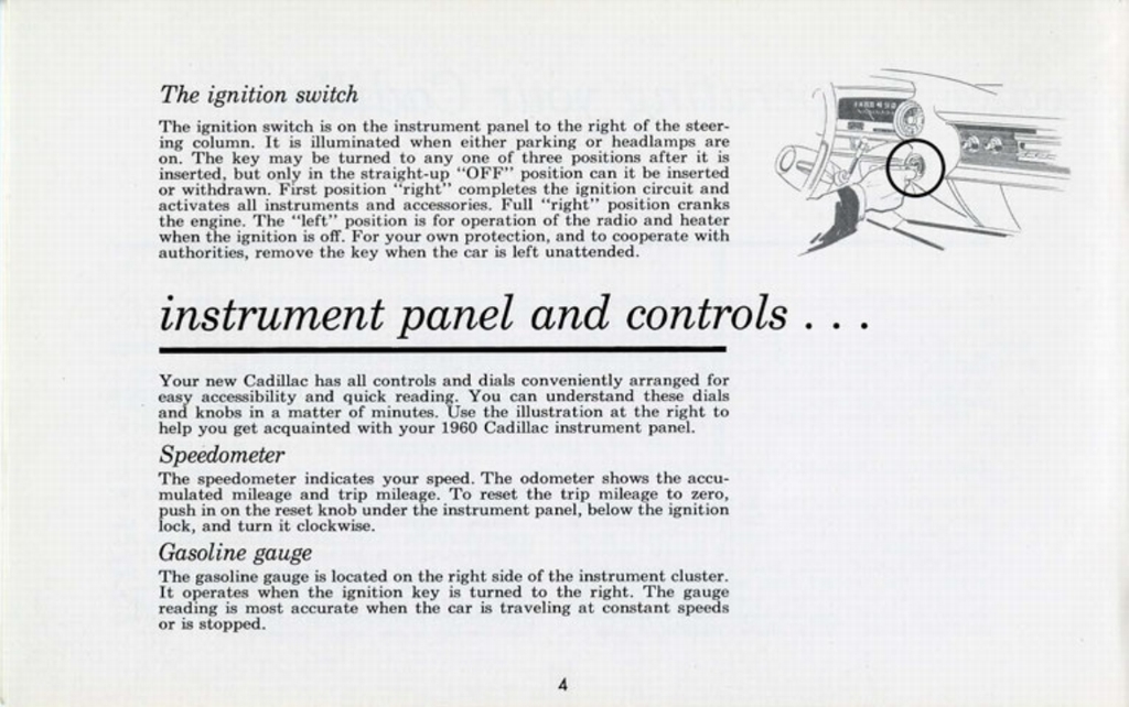 1960 Cadillac Owners Manual Page 33